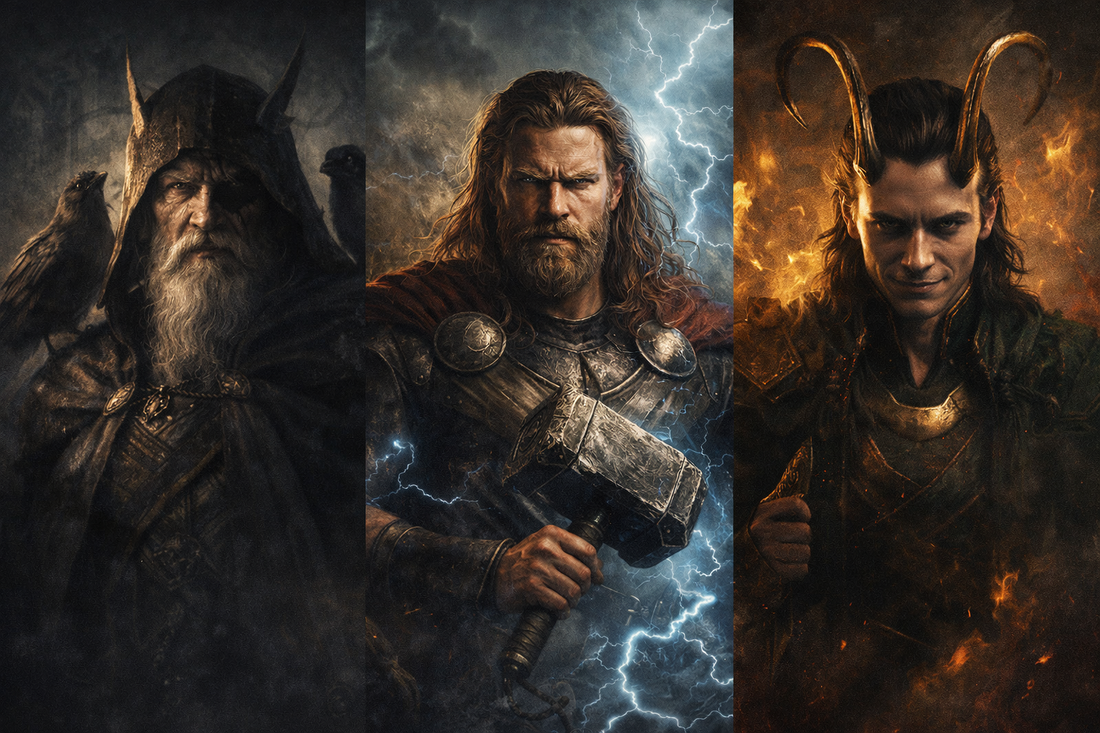 Archetipi della Mitologia Norrena: Odino, Thor, Loki e il Loro Significato Psicologico