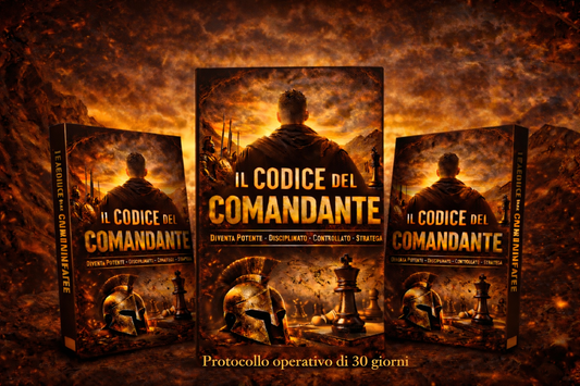 IL CODICE DEL COMANDANTE: Protocollo operativo di 30 giorni per sviluppare disciplina, autocontrollo e strategia e diventare padrone della tua mente e delle tue decisioni
